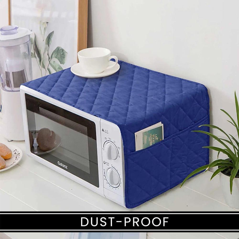 Dark Blue Microwave Oven Cover - Dewan Mart