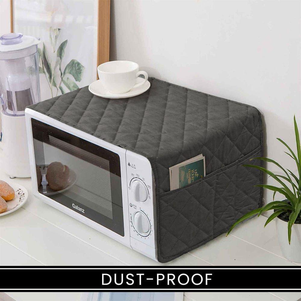 Black Microwave Oven Cover - Dewan Mart
